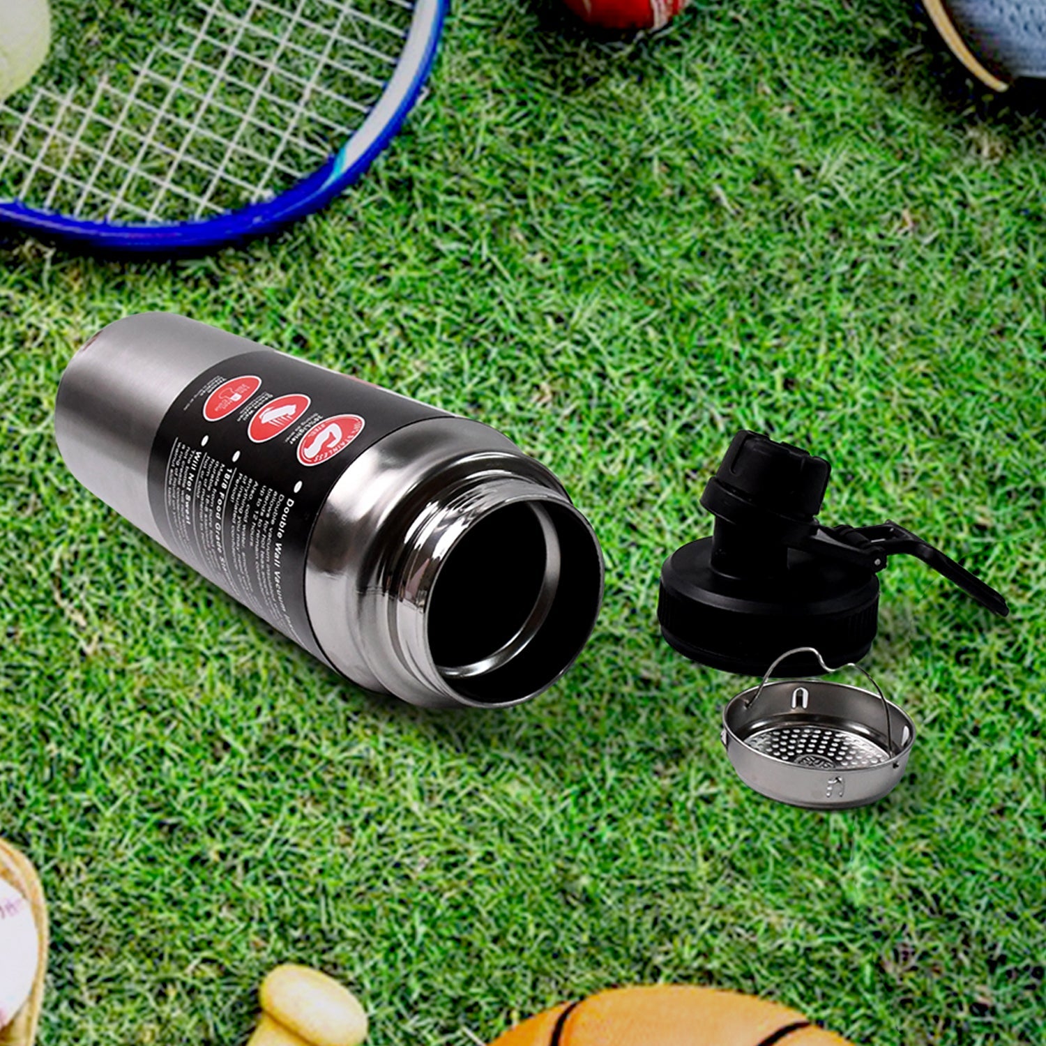 Stainless Steel Double Wall Vacuum-Insulated Drink Water Bottle (800 ML) Stainless Steel Double Wall Vacuum-Insulated Drink Water Bottle (800 ML)